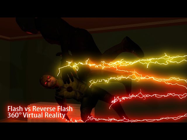 Flash vs Reverse Flash c4d  VR Test