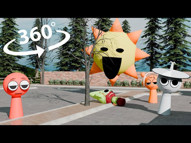 Incredibox Sprunki Chase You! | 360° VR Animation | 4K POV