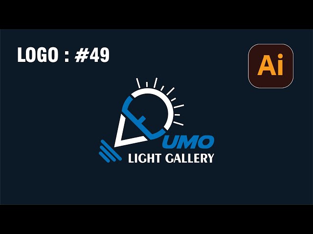 How to design MIND-BLOWING light logo in Illustrator | Secret Logo