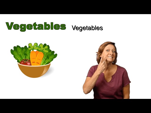 Kids Signs - Vegetables