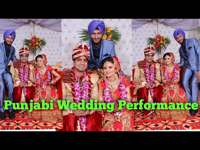 Punjabi Wedding Performance ll Gurvinder Singh