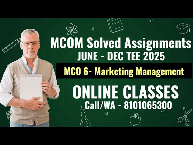 MCO 06 - SOLVED ASSIGNMENT FOR JUNE - DEC TEE 2025