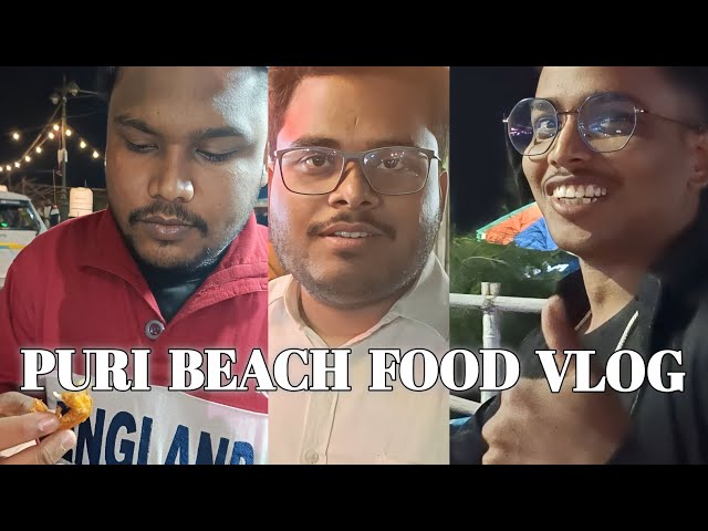 puri beach main khaya street food .