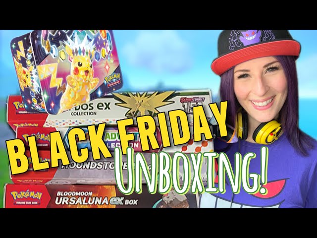 BLACK FRIDAY Haul Unboxing - Pokémon TCG