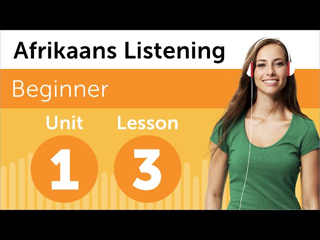 Afrikaans Listening Practice - Getting Some Groceries in South Africa