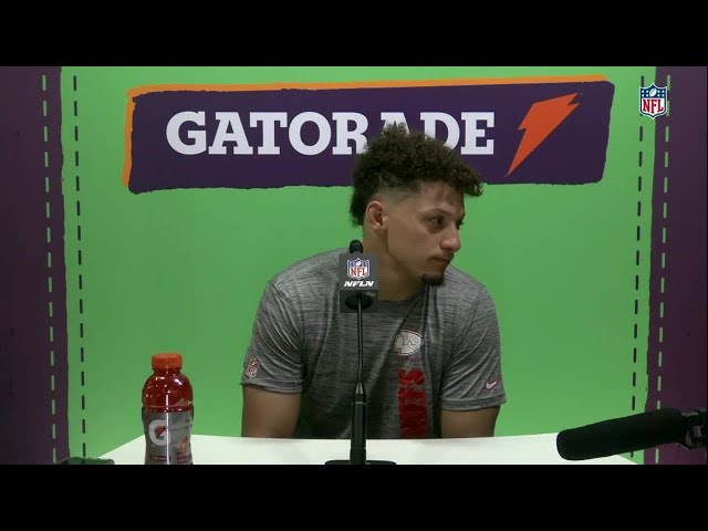 Chiefs quarterback Patrick Mahomes talks after Super Bowl loss to Eagles