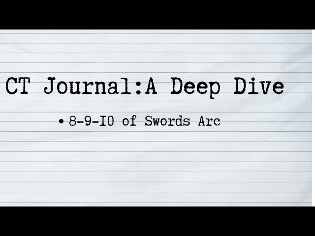 Deep Dive 8-9-10 Swords