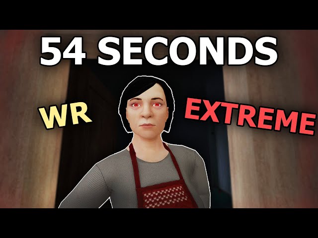 Extreme Speedrun - 54 SECONDS - WR Glitchless - (SchoolBoy Runaway) - Gate Escape Ending 3/8