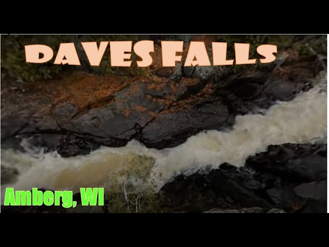 360 View of Dave's Falls in Amberg, WI on 11 12 2023 #davesfalls #amberg #wi #waterfalls #views