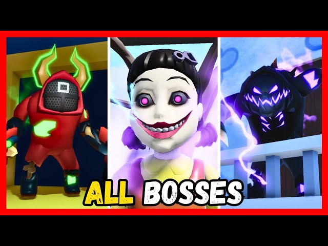 Mega Escape: Squid Game ALL BOSSES - ROBLOX