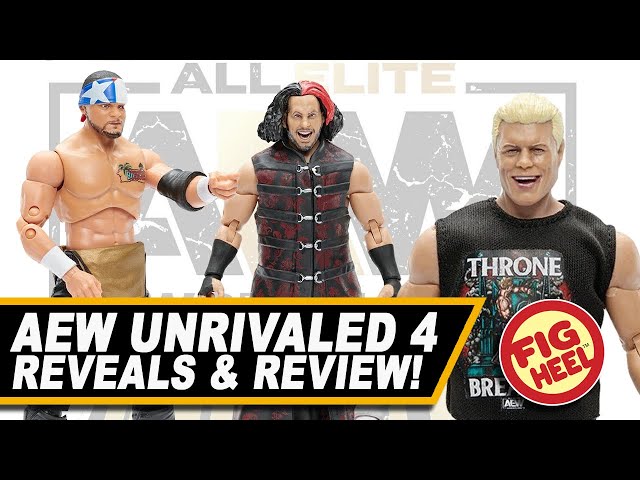 AEW Unrivaled Series 4 Action Figure Reveals & Review!