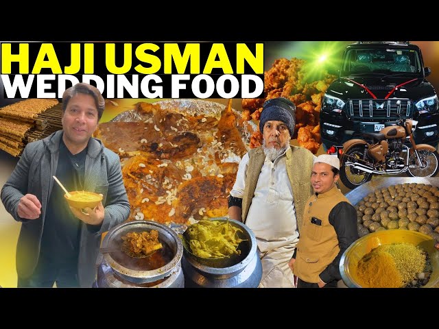 haji usman wedding food full making mutton kabab chicken biryani nahari korma at delhi haji usman