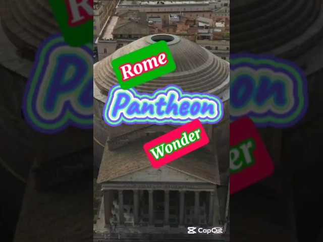 🏛️ Pantheon UNCOVERED: The Ancient Mystery of Rome's Architectural Marvel! 🌍✨ #shorts #history