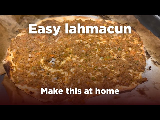 Easy Lahmacun Recipe | Authentic Turkish Pizza at Home