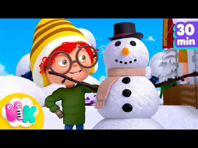 Chanson du bonhomme de neige ☃️❄️ Chansons d'Hiver pour Enfants | HeyKids en Français