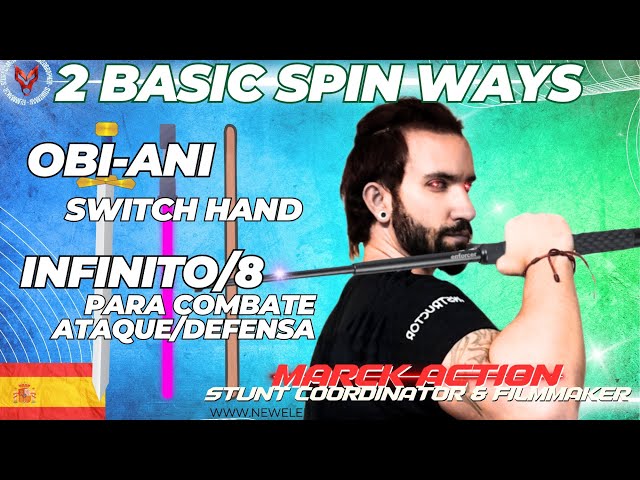 2 FORMAS BÁSICAS DE GIRO CON ESPADA O PALO 🇪🇸 Obi-Ani Switch Hand & Infinito/8 para combate