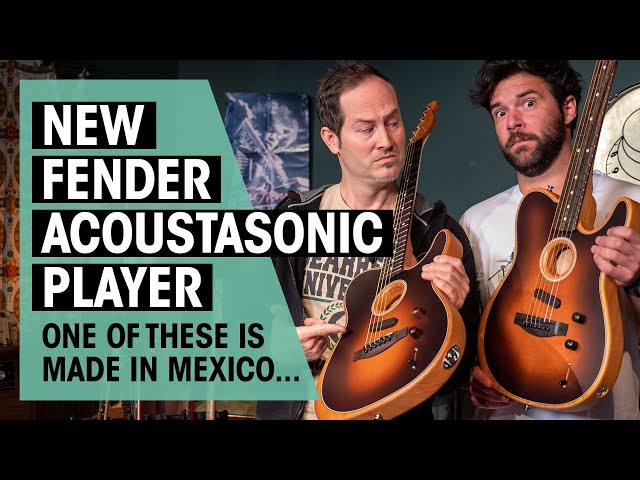 Fender Acoustasonic Player | Better than the US model? | Thomann