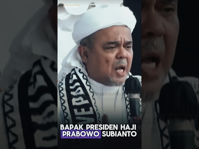 Pesan Tegas Habib Rizieq Untuk Presiden Prabowo Subianto