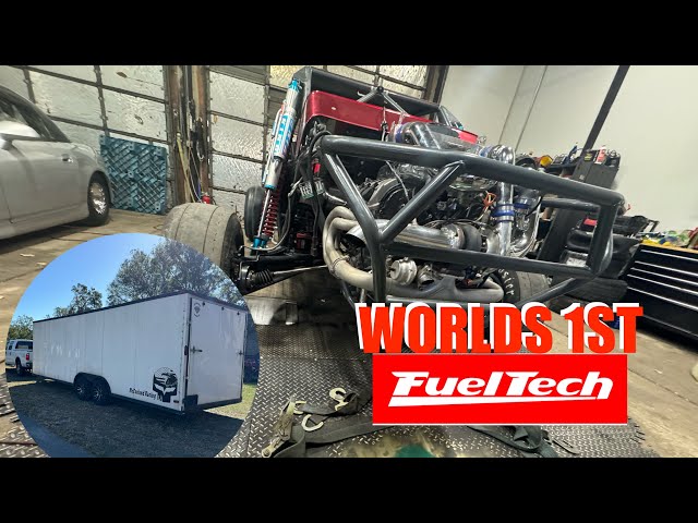 THE D/C  ENCLOSED GETS CLEANED UP & WE DYNO THE WORLDS 1ST J35 FUELTECH SAND CAR!!