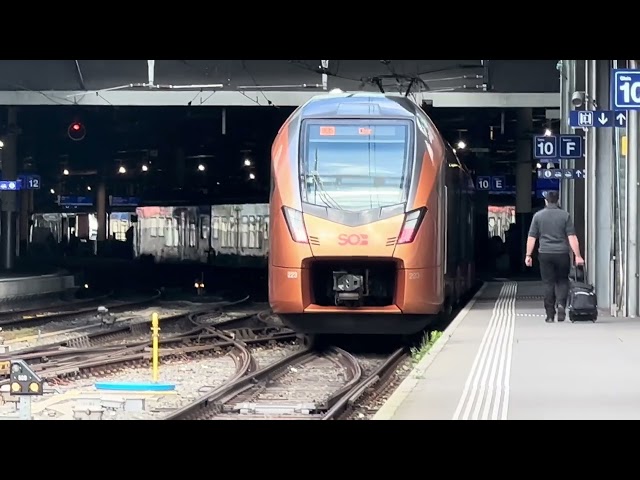 Une rame Traverso du SOB au départ de Berne pour Chur.