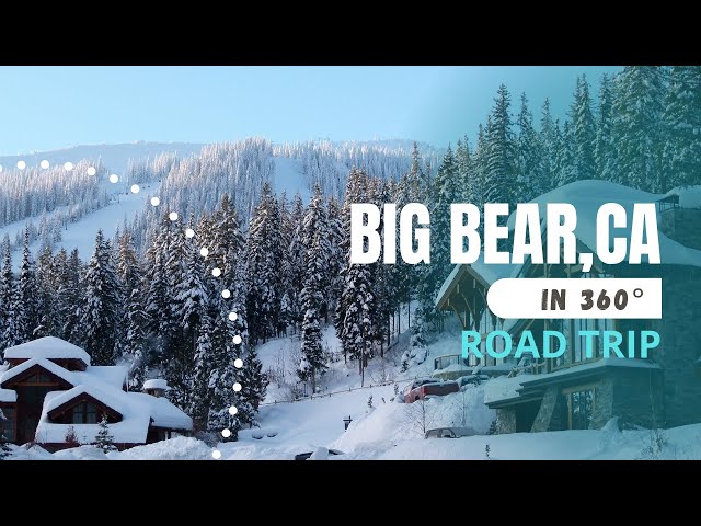 Viaje por carretera al país de las maravillas invernales: viaje de 360° a través de Big Bear