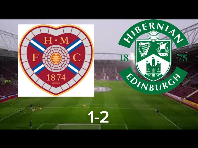 Defeat in the derby As Hibs win 2-1 At tynecasle