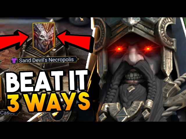 BEAT THE SAND DEVIL - 3 Ways!!! | Raid: Shadow Legends