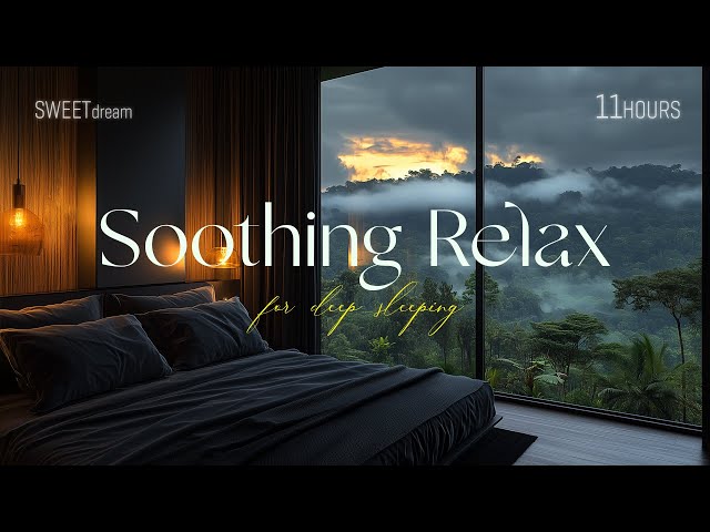 Fall Asleep QUICKLY | Relaxing Music with Rain Sounds to Relieve Stress, Anxiety and Depression 6