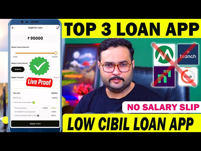 ✅₹95,000 Loan Approval - Brand New loan app | Low CIBIL, Only Adhar & PAN | Top 3 instant loan app