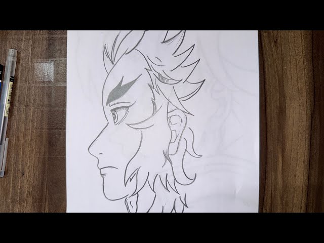 Kyojuro Renguko Drawing | How to draw anime step by step | Daily Art Draw