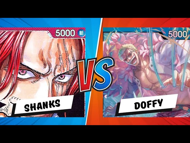 OP09 Store Tournament Finals: Shanks vs Blue Doflamingo: One Piece Trading Card Game