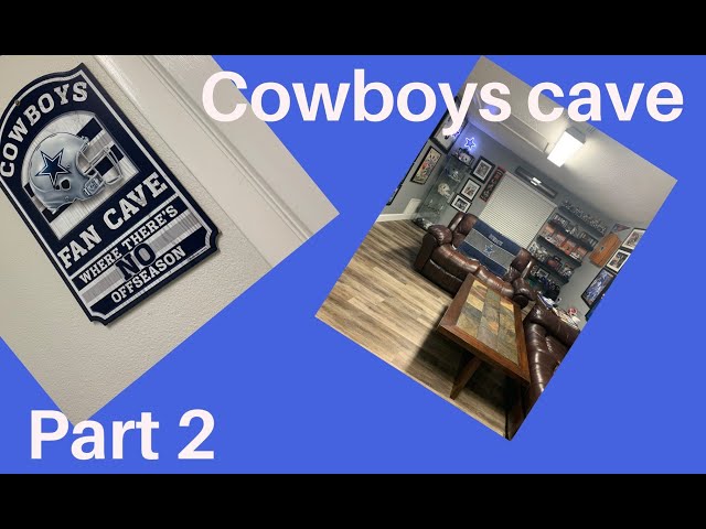 Part 2 of the Ultimate Dallas Cowboys Man Cave