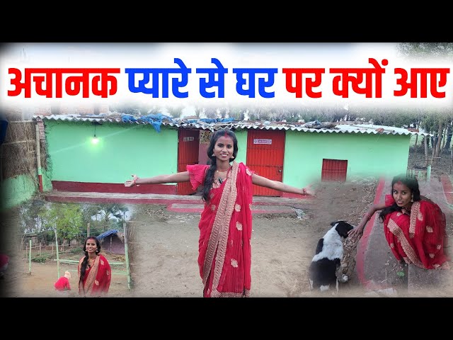 अचानक अपने प्यारे घर पर क्यों आए | Cute couple vlogs | sunil gudiya vlog | vlog video| #vlog