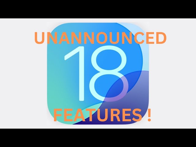 BEST iOS 18 Features + UNANNOUNCED Features!