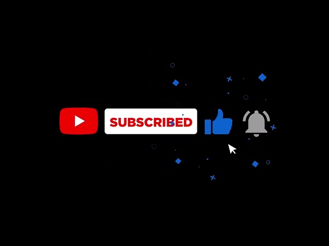 Copyright Free Animated Subscribe Button Intro  No Copyright