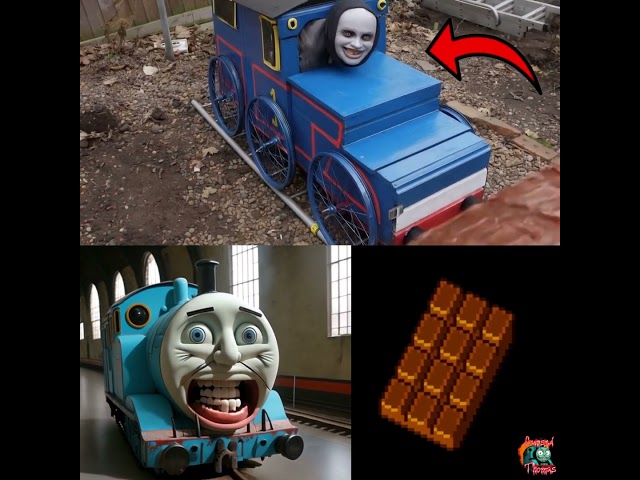 REAL CURSED THOMAS TRAIN COOKIE EATER VS CHOCOLATE TRAIN VS THOMAS TRAIN  #cursedthomas