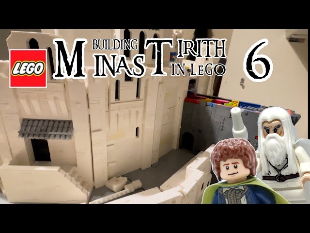 Building Minas Tirith In LEGO - Episode 6 (The hall of kings )