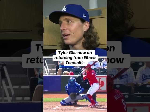 Tyler Glasnow speaks on making return in Spring Training 👀 #tylerglasnow #mlb #losangelesdodgers