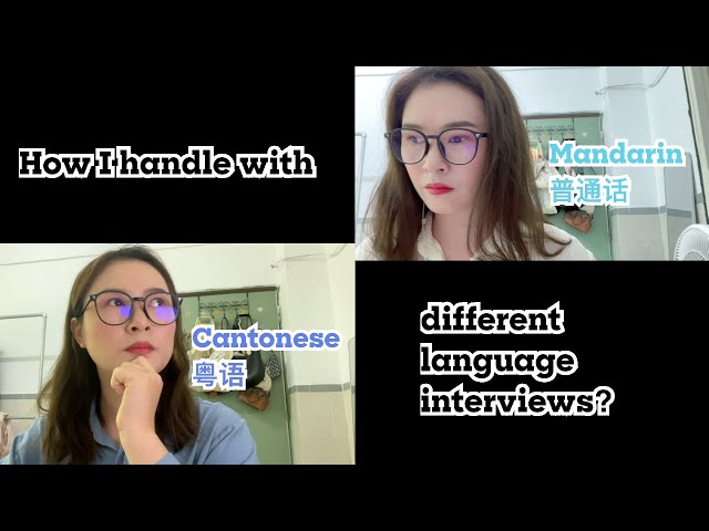 A Cantonese interview, A Mandarin interview, and an offer?