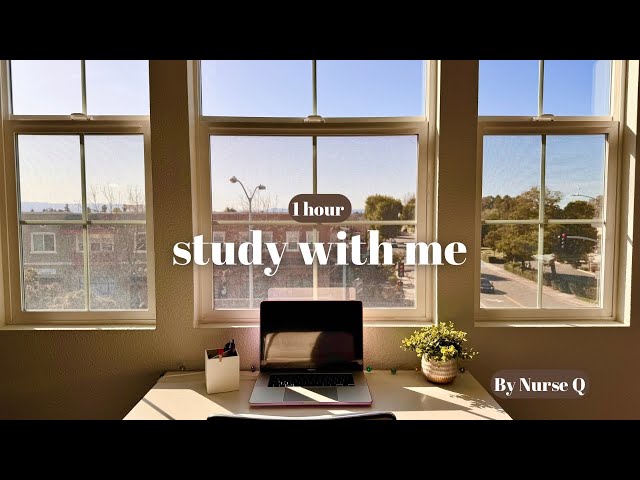 Study With Me at Home ☕📖 | With a view| Deep Focus & Aesthetic Setup (No Talking)