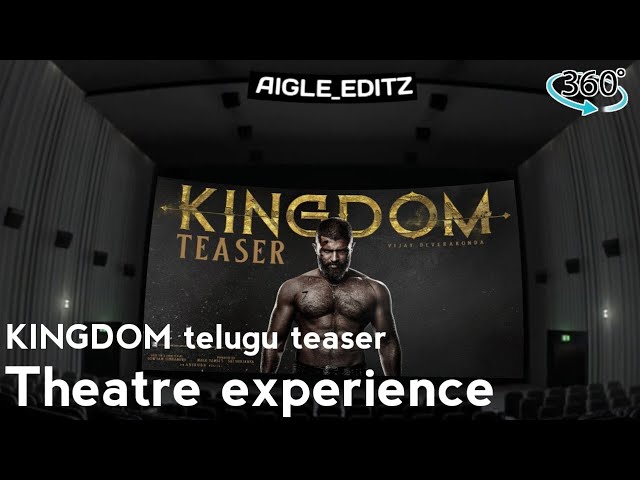 KINGDOM - Official Teaser | 360° | theatre experience | Vijay Deverakonda | Anirudh Ravichander