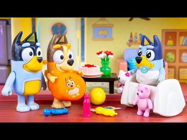 ¡BLUEY Tiene una Hermanita! | Juguetes de Bluey en Español