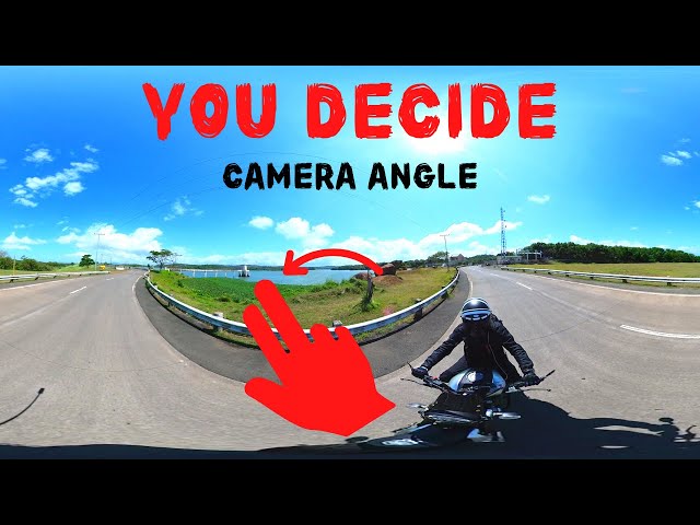 YOU DECIDE THE CAMERA ANGLE丨30mins VR RIDING WITH ME丨360 CAMERA MOTOVLOG丨4K 360 MOTORCYCLE RIDE