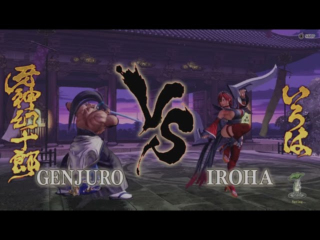 SAMURAI SHODOWN - Genjuro VS Iroha