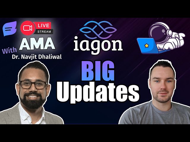 BIG Updates From IAGON - Live Depin AMA With Navjit