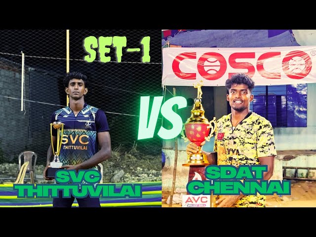 SDAT chennai vs SVC Thittuvilai 🔥| Set-1 | Rotation Match | Tittuvilai