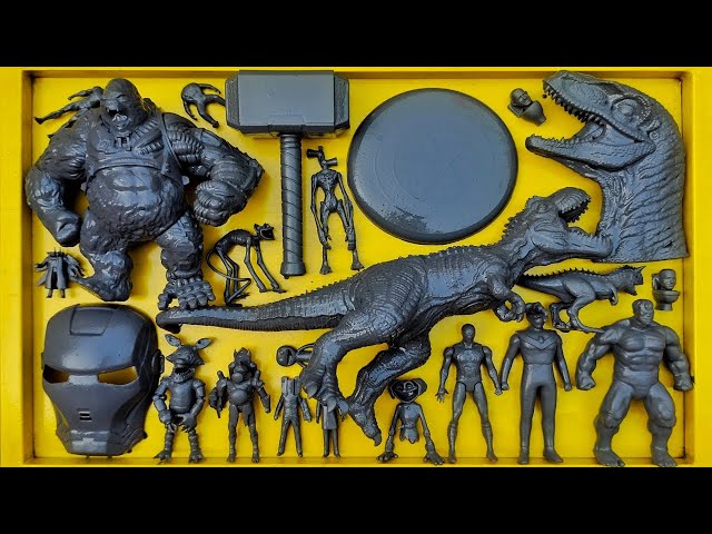 Dinosaurus Jurassic World Dominion: T-rex, One piece, Skibidi Toilet, King kong, Avengers