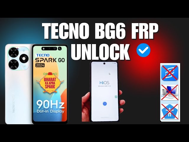 Tecno Spark Go 2024 -BG6 FRP Bypass/Unlock New Trick 2025 PC/WITHOUT PC #tecnobg6