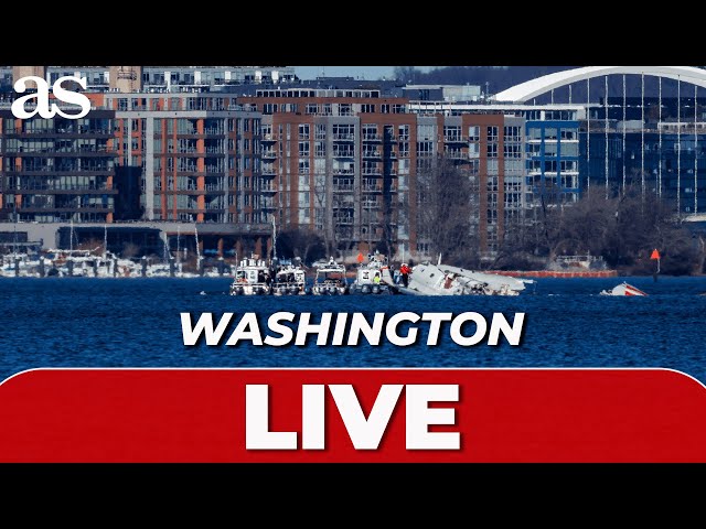 LIVE | VIEW of POTOMAC RIVER as RECOVERY EFFORTS continue after DEVASTATING PLANE CRASH