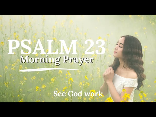 Psalm 23 Morning Prayer: Trusting God Daily